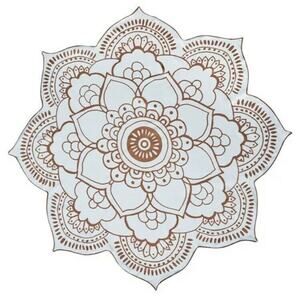 VIX PAULA HERMANNY NEW Blue Brown Lotus Beach Towel
